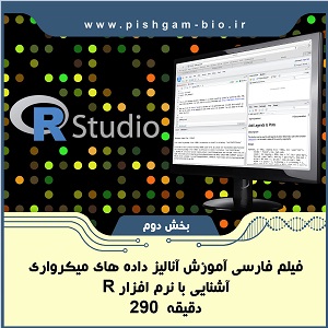فیلم فارسی آموزش آنالیز داده های میکرواری (بررسی تغییرات بیان ژنها) با استفاده از نرم افزار R بخش دوم: آموزش نرم افزار R به صورت مرحله به مرحله و با رویکرد آنالیز داده های میکرواری